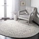 preview thumbnail 13 of 48, SAFAVIEH Handmade Dip Dye Nicki Floral Wool Rug 3' Round - Light Blue/Ivory - Round