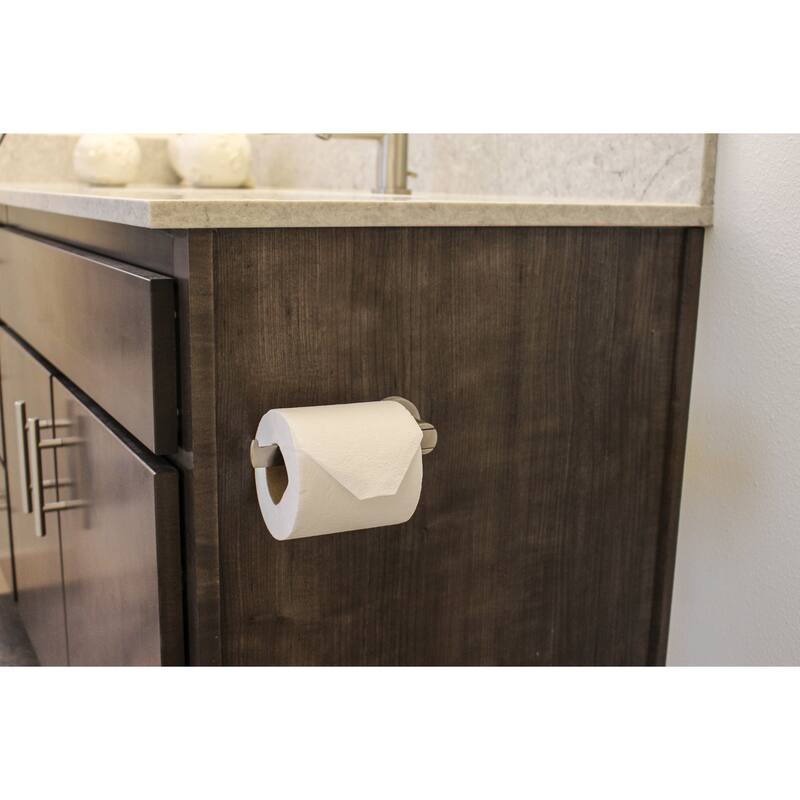 Design House 581611 Eastport Satin Nickel Contemporary Toilet Paper Holder