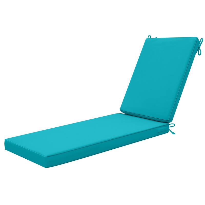 Outdoor Waterproof Chaise Lounge Cushions for Patio Furniture