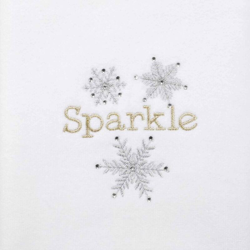 Avanti Linens Snowflake 2-Pack Hand Towel Set - Hand Towel 2pk Set
