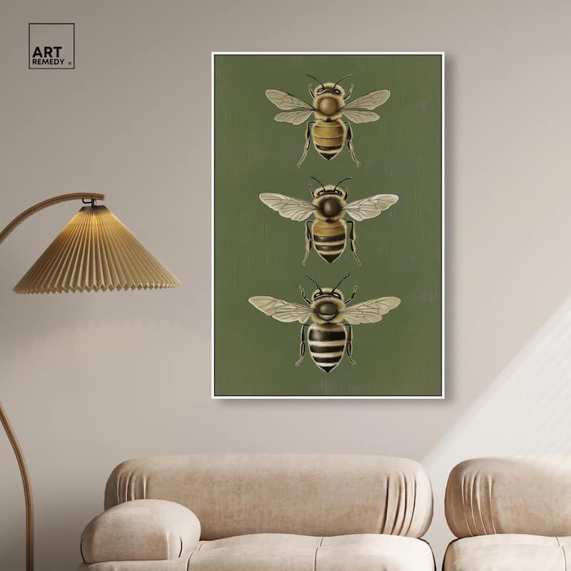 Anatomy of the Bee Canvas by Art Remedy