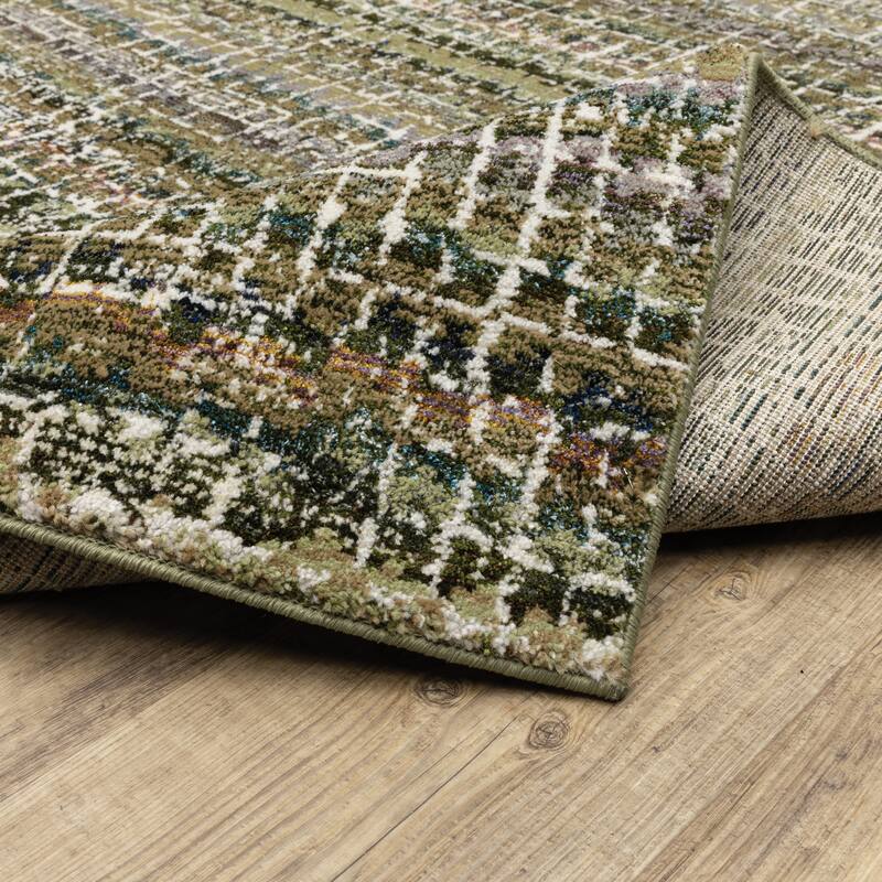 Style Haven Athena Gridwork Plaid Area Rug