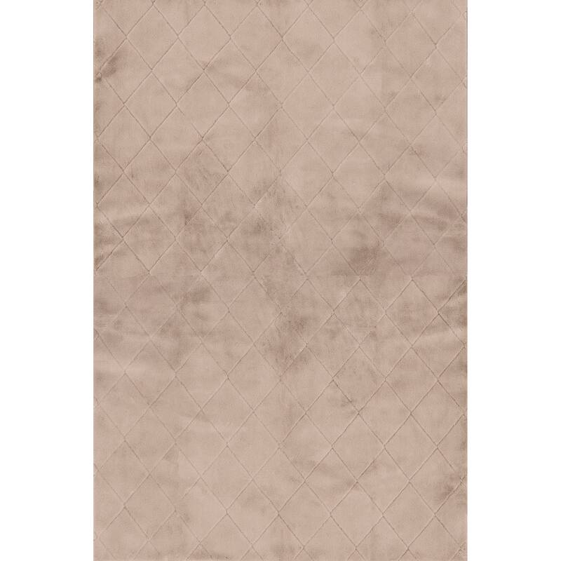 Nuloom Amy SuperiorWash Casual Faux Rabbit Machine Washable Area Rug