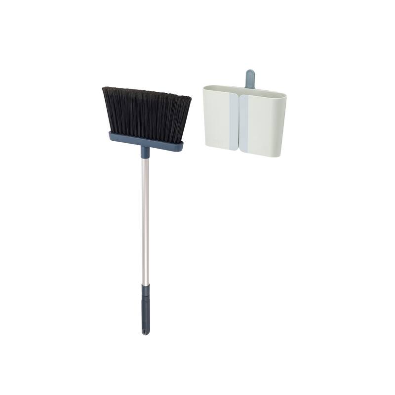 Joseph Joseph CleanStore Wall-mounted Broom with Dust-shield Storage