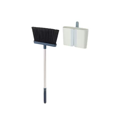 Joseph Joseph CleanStore Wall-mounted Broom with Dust-shield Storage