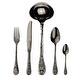 preview thumbnail 4 of 4, Mepra Casablanca Flatware Set - 49 Pieces Black Gold