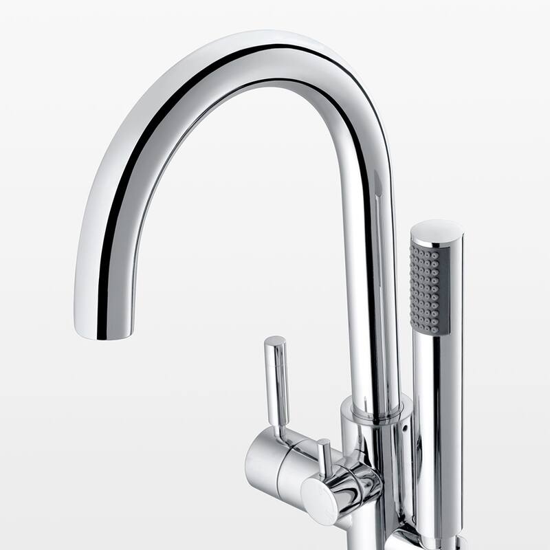 Ove Decors Floor Mounted Tub Filler � Includes Hand Shower