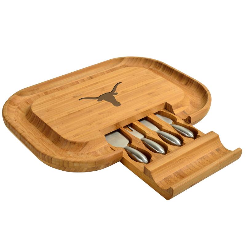 NCAA TexasUniversity at Austin Longhorns Bamboo Cheese & Charcuterie Board