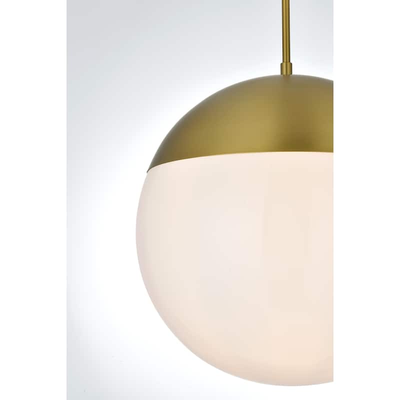 1-Light Pendant with 14 inch Frosted White Glass