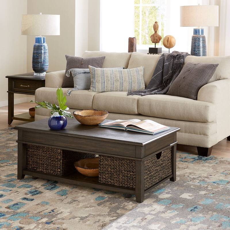 Mill Creek Peppercorn 3 Piece Lift Top Cocktail Table Set - Peppercorn