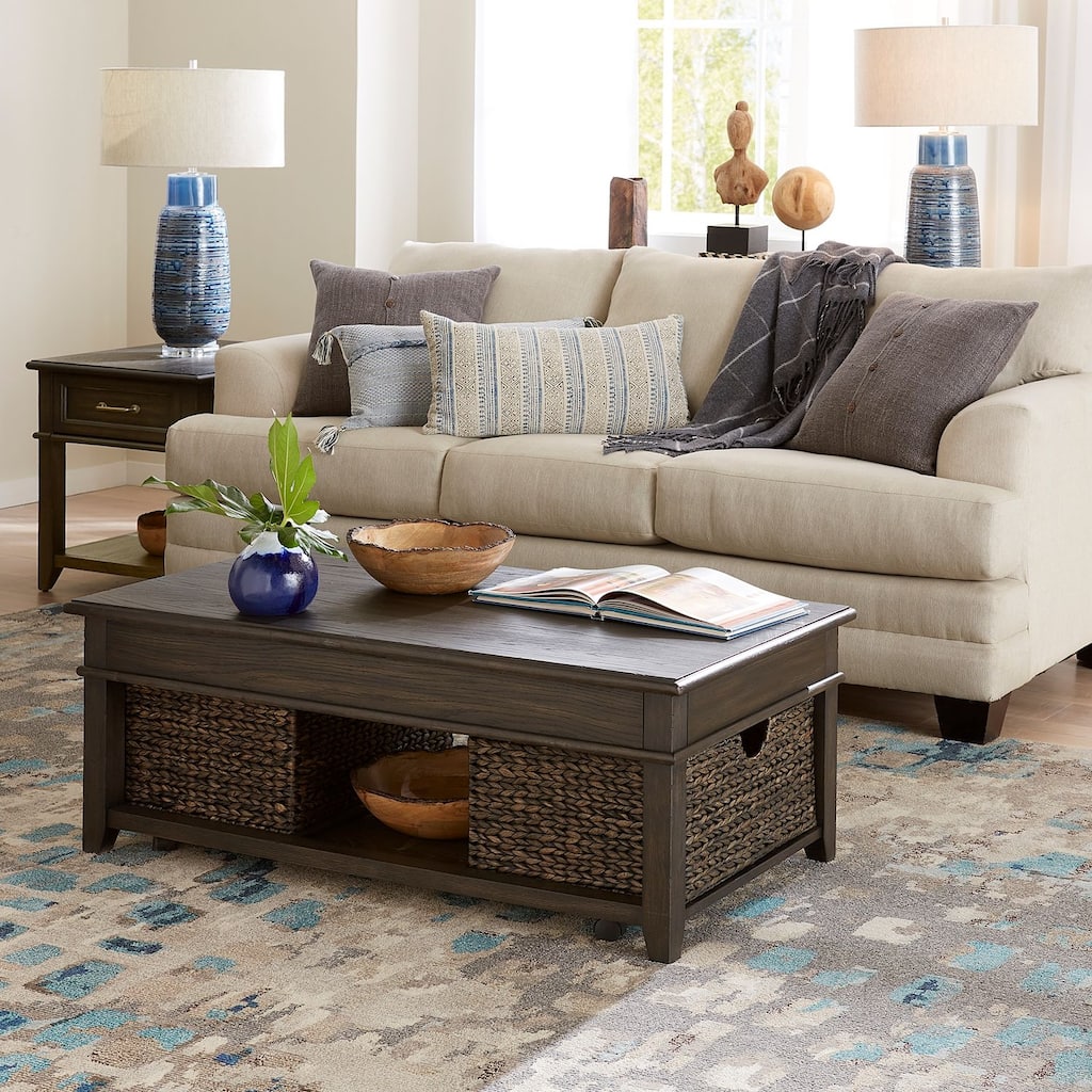 Mill Creek Peppercorn 3 Piece Lift Top Cocktail Table Set