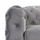 preview thumbnail 31 of 32, Morden Fort Modern Contemporary Love Seat with Deep Button Tufting Dutch Velvet, Solid Wood Frame and Iron Legs