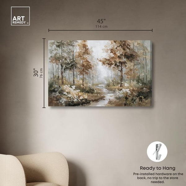 Forest Path II Vintage Decor Canvas Print by Art Remedy - Bed Bath ...