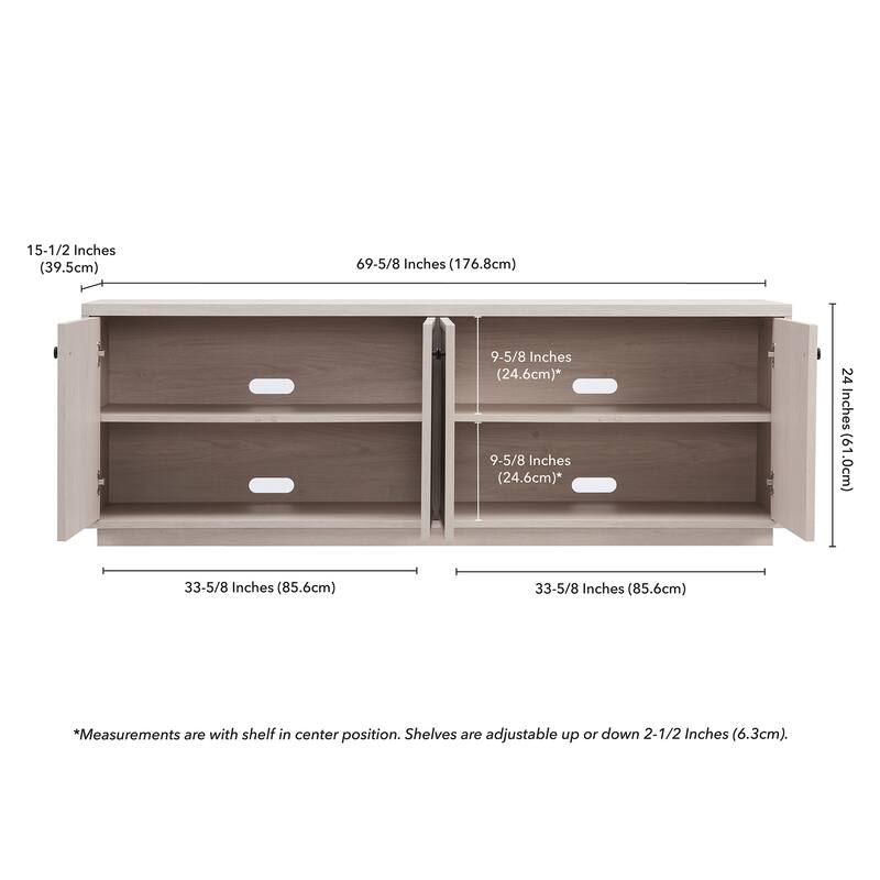 Ormond Rectangular TV Stand for TV's up to 75" - 69.63" Wide