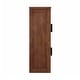 preview thumbnail 41 of 44, Teamson Home Hatteras 22 in. W 2-Door Wall Cabinet with Rattan Inlay Doors, Bathroom Wall Storage, Small Bathroom Organizer