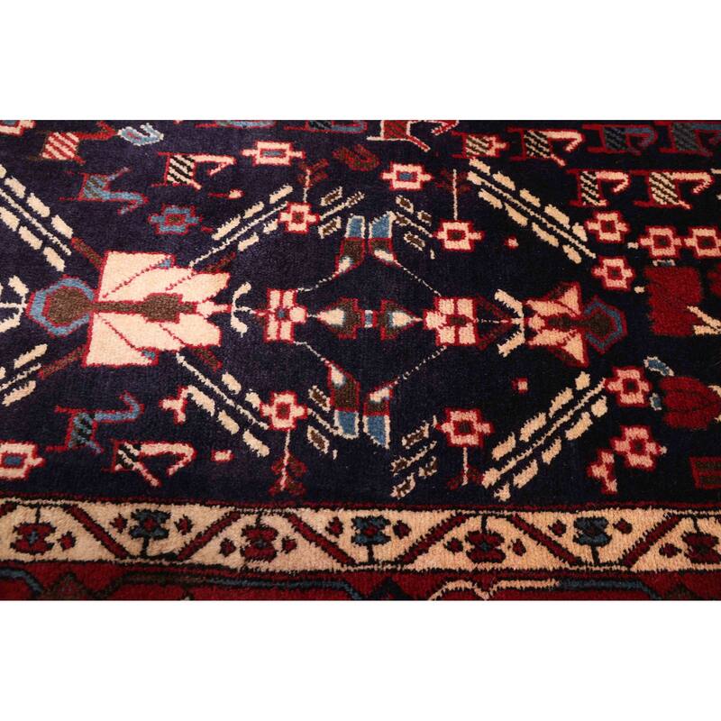 ECARPETGALLERY Hand-knotted Konya Anatolian Dark Navy Wool Rug - 5'1 x 6'9