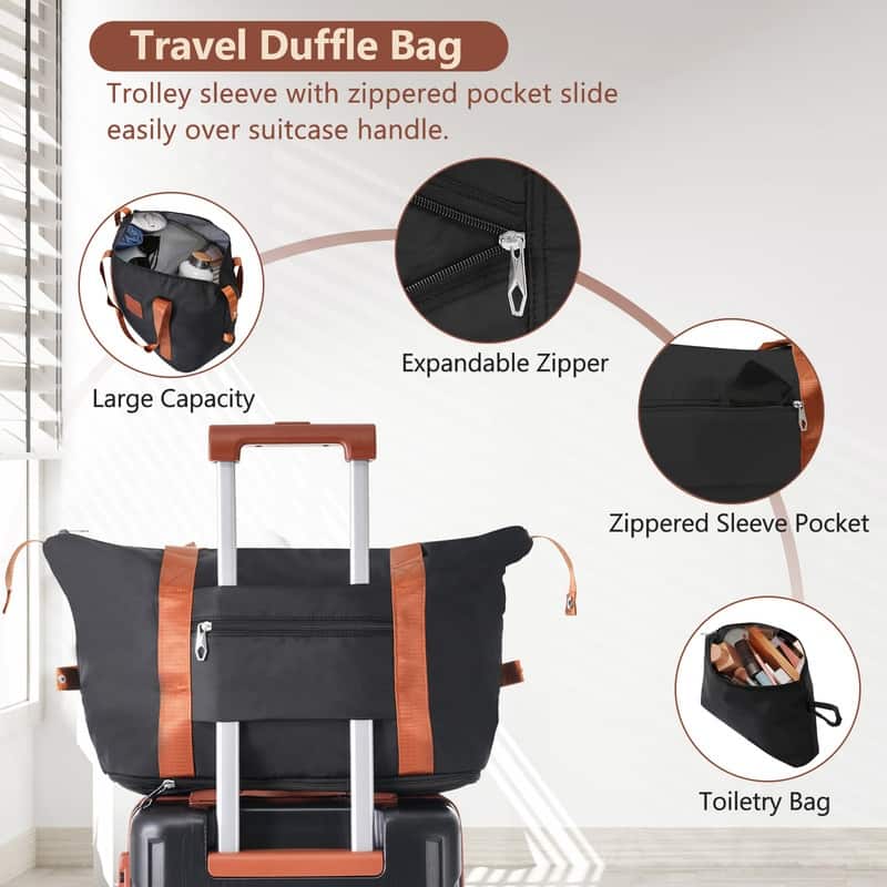 20 Inch Carry On Luggage Set 3 Piece with Spinner Wheels