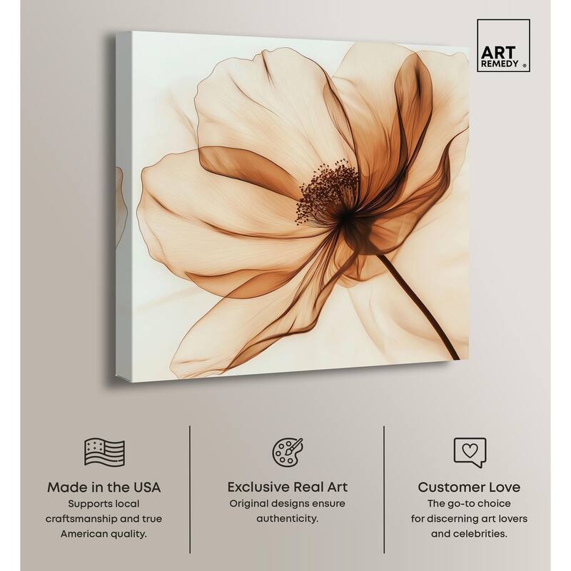 Fragile Elegance II Canvas by Art Remedy, Gallery Wrapped