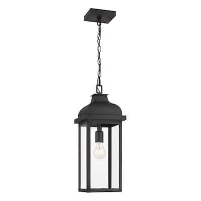 Artcraft Madrid 1-Light Outdoor Pendant - Clear Glass Shade