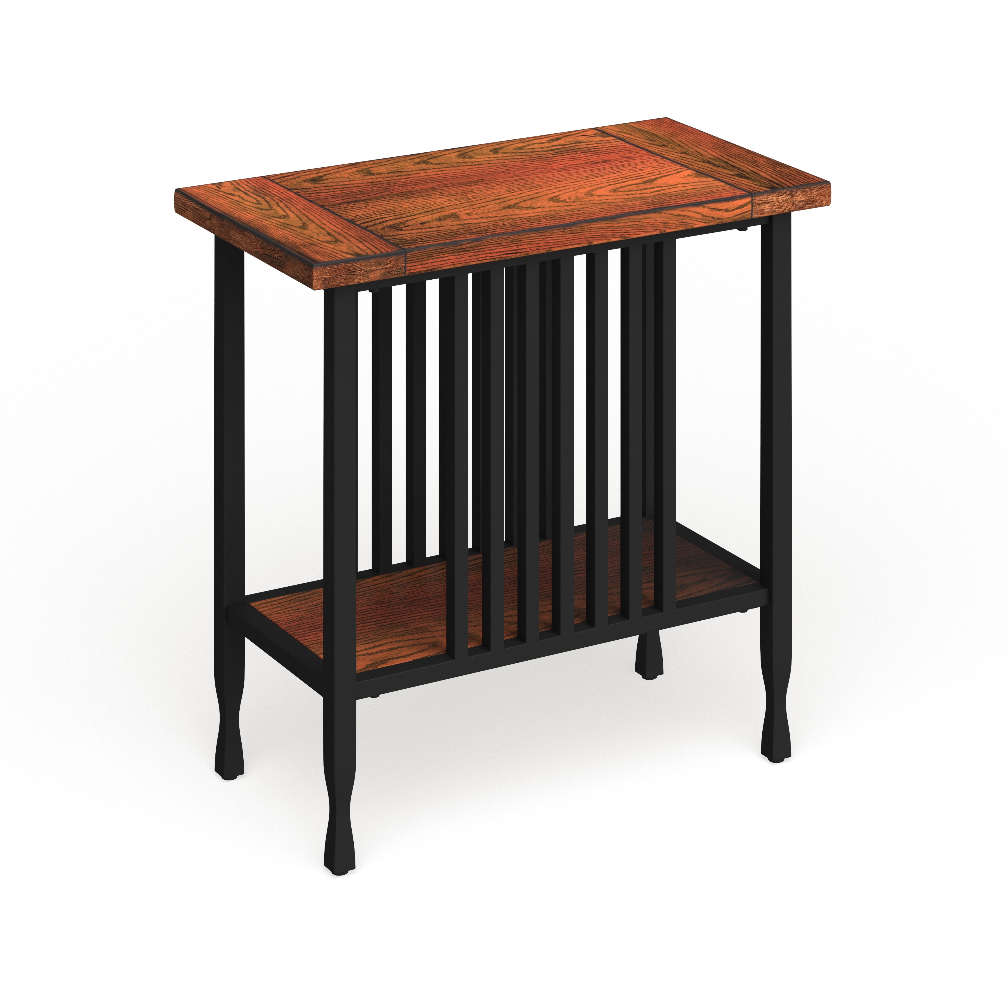 Narrow sales chairside table