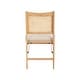 preview thumbnail 20 of 27, Linon Beulah Rattan Folding Dining Chair