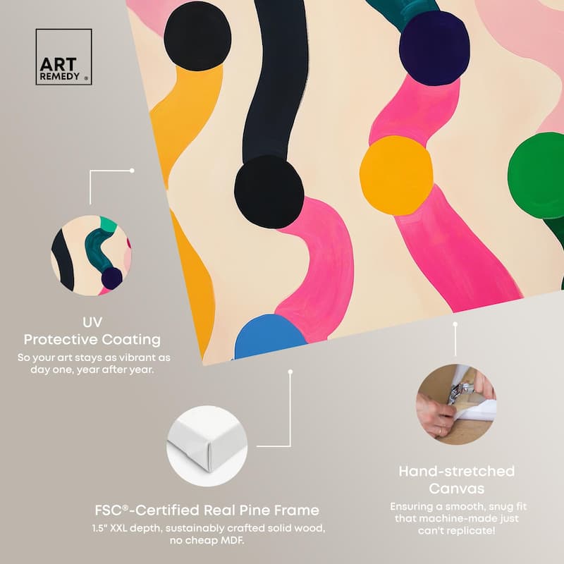 Pearl Colors II Canvas by Art Remedy, Gallery Wrapped