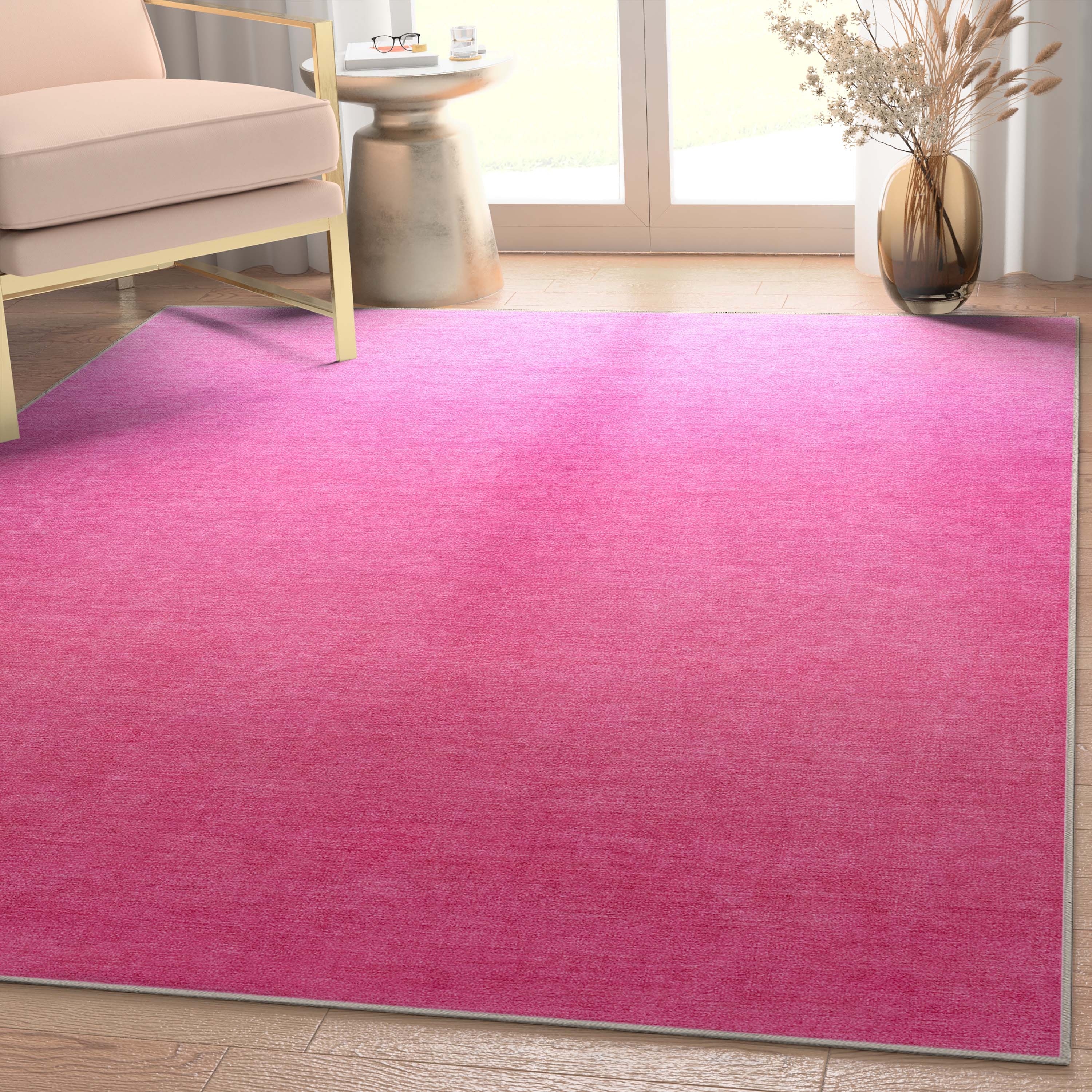 Well Woven Apollo Ombre Modern Flat-Weave Easy Clean Abstract Area Rug