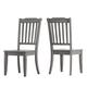 Option Antique Grey Chairs and Bench