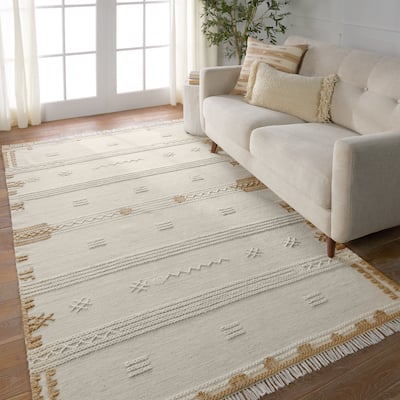 Valais Handwoven Indoor/Outdoor Tribal Area Rug