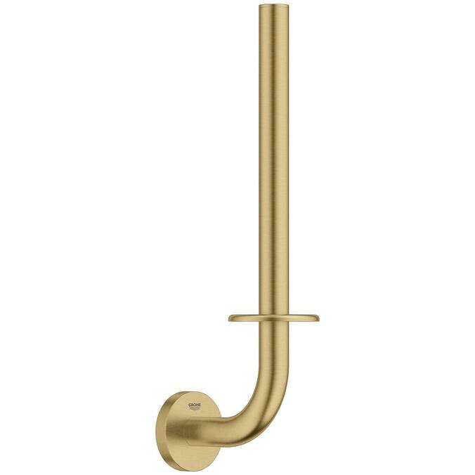 Grohe 41 078 Essentials Wall Mounted Spring Bar Toilet Paper Holder - Brushed Cool Sunrise