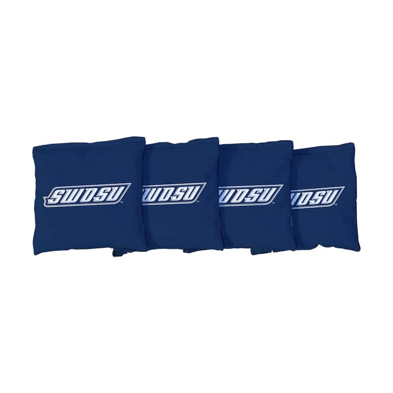 Blue Southwestern Oklahoma State Bulldogs Cornhole Bags - All-Weather Resin Filled