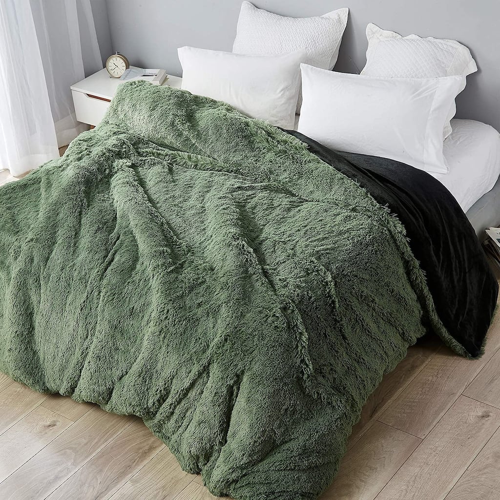 Are You Kidding? - Coma Inducer Duvet Cover - Loden Frost/Black