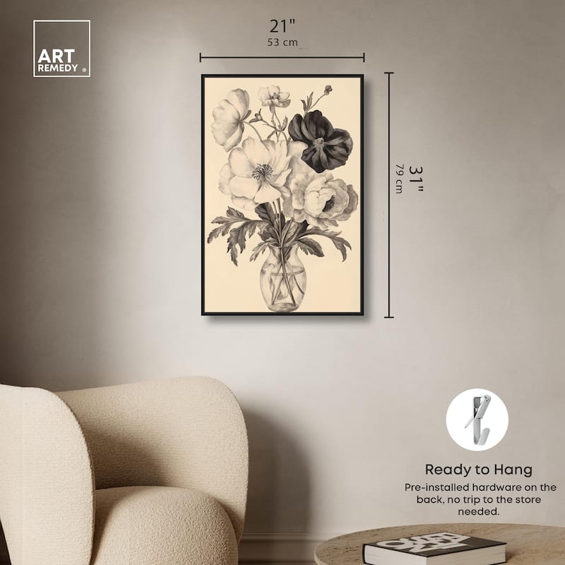 Herbarium's Hush II Canvas by Art Remedy