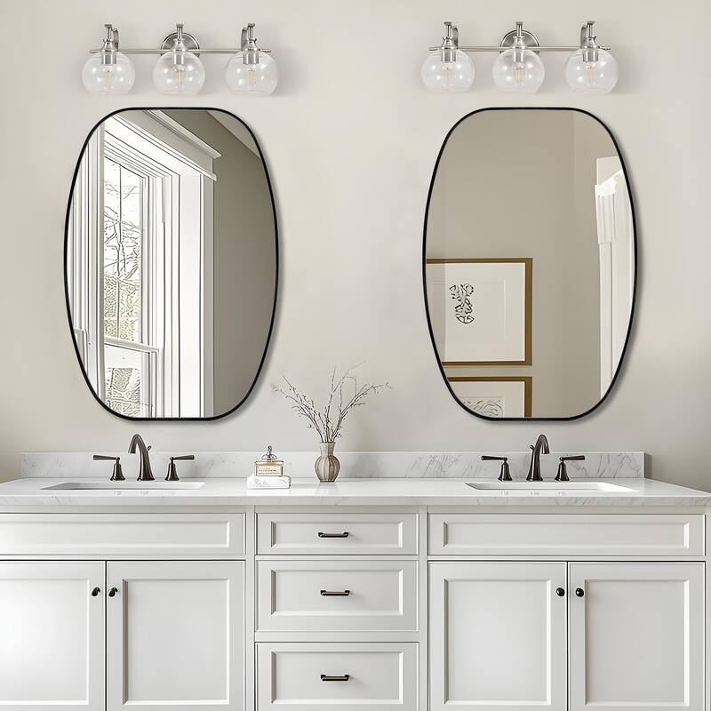 Oval Wall Mirror Bathroom Mirror for Over Sink