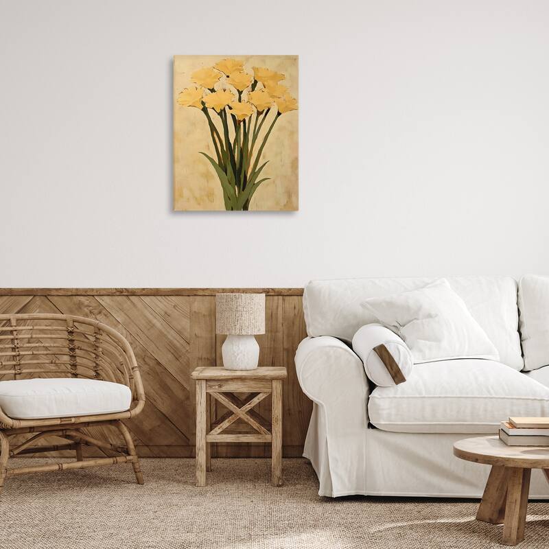 Stupell Hand Picked Daffodils Canvas Wall Art Design By Franklyn Gregory