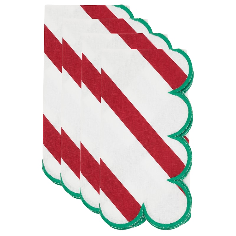 Scalloped Napkin (Set of 4) - 20"x20"