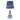 Lambs & Ivy Milky Way Blue/Silver Rocket Ship Nursery Lamp with Shade & Bulb - Blue