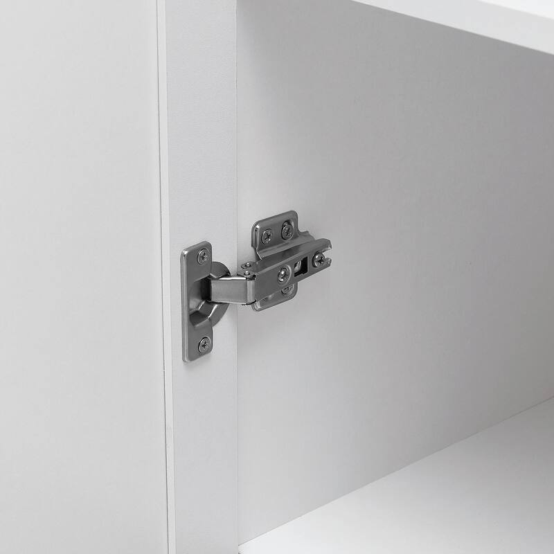 Storage Cabinet with Two Doors and Adjustable Shelf