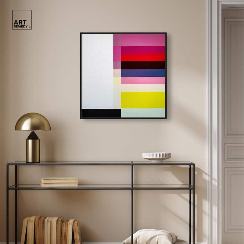 Quadratic Composition Canvas by Art Remedy