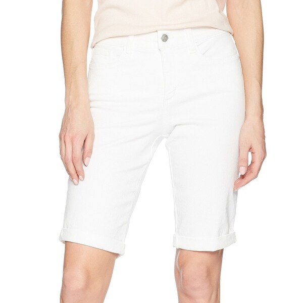nydj white shorts