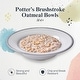 preview thumbnail 19 of 27, Portmeirion Set of 4 Potters Brushstroke Oatmeal Bowls - 6.5" (D) x 2" (H)
