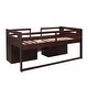 preview thumbnail 50 of 55, Contemporary Design Twin size Loft Bed with Two Shelves and Two drawers, Unique Quality Assurance, Solid Construction,聽
