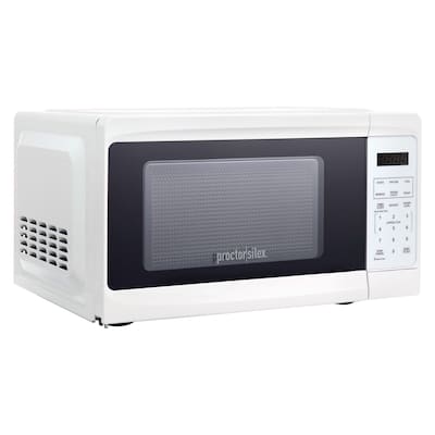 Proctor Silex 0.7 cu. ft. 700W Microwave Oven in White - 0.7 cu ft