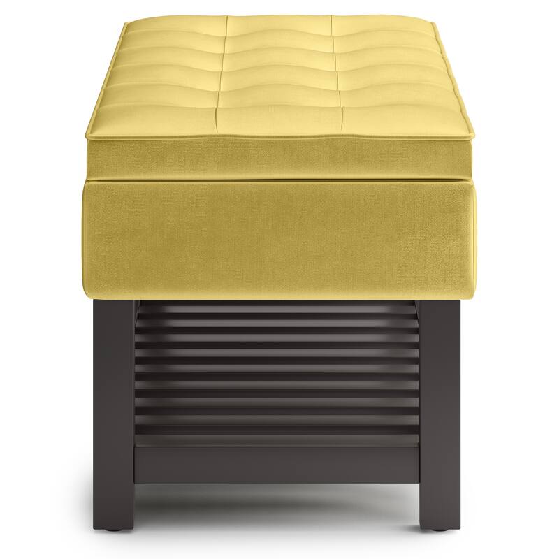 WYNDENHALL Essex 44 inch Wide Transitional Rectangle Ottoman Bench
