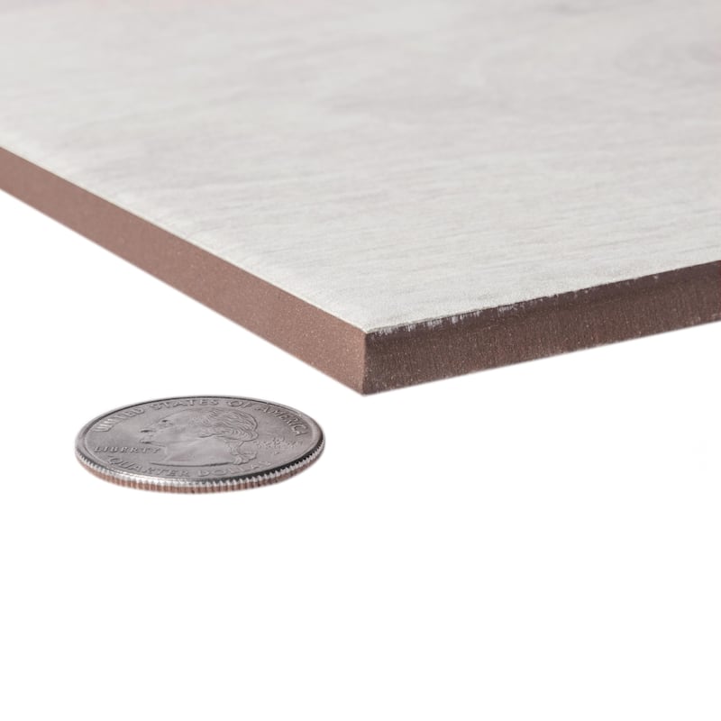 Merola Tile Ella Hill Bone 8" x 24-1/8" Ceramic Floor and Wall Tile - Case (9 Tiles)