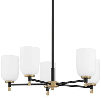 Craftmade 60325 Council 5 Light 25" Wide Chandelier