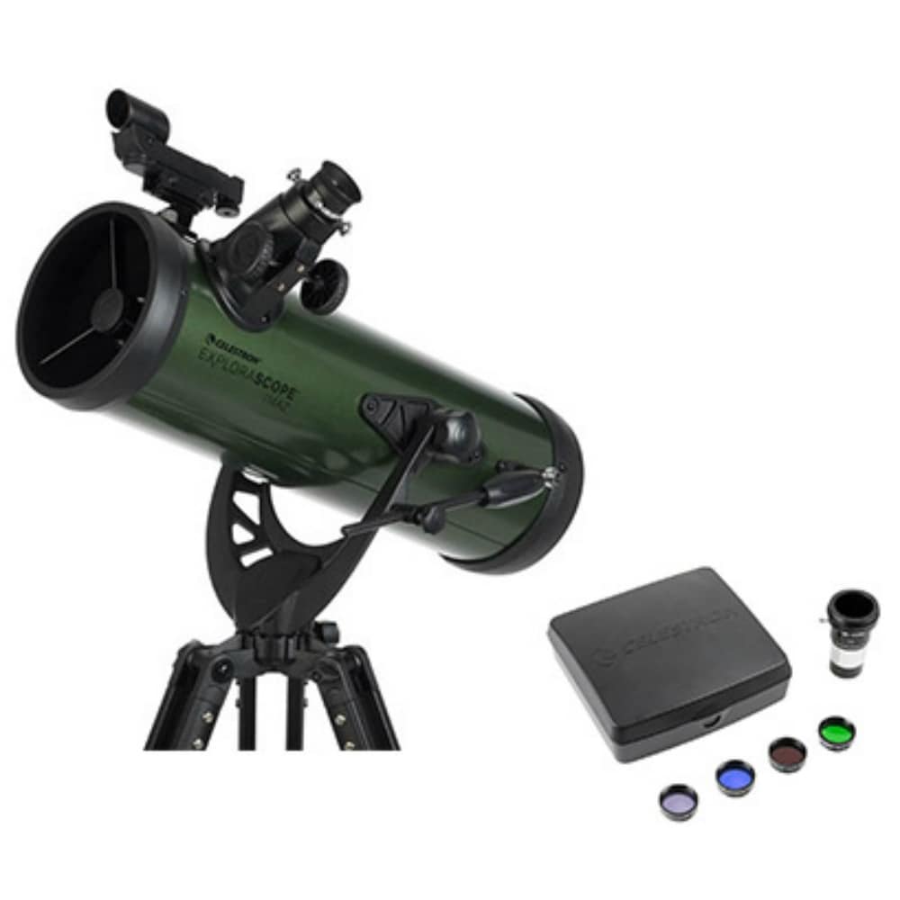 celestron explorascope 22103 114az reflector telescope