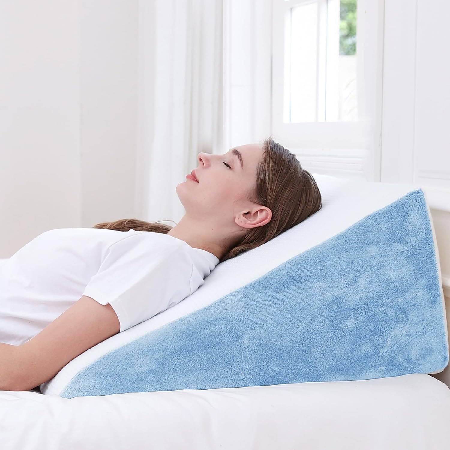 12 Inch Memory Foam Wedge Pillow for After Surgery Bed Wedge Pillow for Sleeping On Sale Bed Bath Beyond 39751953