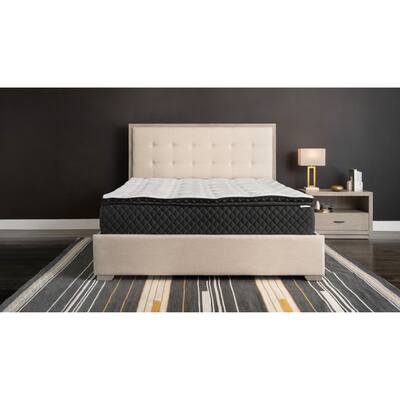 Abbyson 14" Pillow Top Mattress with Charcoal and Copper Infused Memory Foam