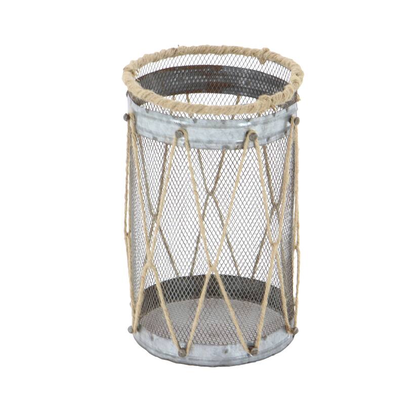 Silver Metal Decorative Indoor Outdoor Candle Lantern (Set of 3)